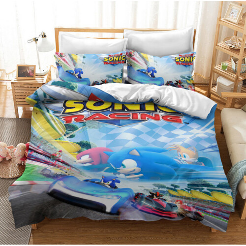 (Style 02, King) Sonic Bedding Single Double Duvet Cover Set UK
