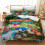 (Style 04, Double) Sonic Bedding Single Double Duvet Cover Set UK 1