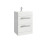 (Gloss White) Aquariss -  Freestanding 2 Drawer Vanity Unit With Basin 1