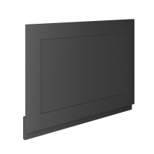 (Charcoal Grey) Aquariss - Traditional End Bath Panel - Chalk White