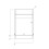 (Gloss White) Aquariss -  Toilet WC Unit 3