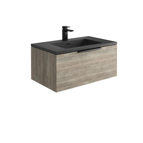 (Grey Oak) Aquariss LED Vanity Units with Basin