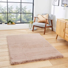 (Mink, 150 x 230 cm) Super Soft Fluffy Shaggy Rugs Living Room Bedroom Non Shed 8 cm Thick Shag Pile Rug Small Large Soft Area Carpet Mat
