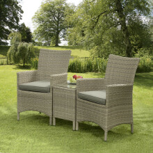 (Natural) Sarasota Garden Rattan - 2 Seater Companion Set