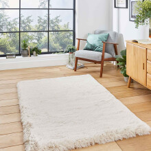 (Beige, 80 x 150 cm) Super Soft Fluffy Shaggy Rugs Living Room Bedroom Non Shed 8 cm Thick Shag Pile Rug Small Large Soft Area Carpet Mat