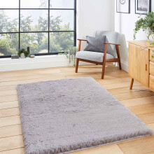 (Grey, 80 x 150 cm) Super Soft Fluffy Shaggy Rugs Living Room Bedroom Non Shed 8 cm Thick Shag Pile Rug Small Large Soft Area Carpet Mat