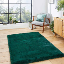 (Green, 80 x 150 cm) Super Soft Fluffy Shaggy Rugs Living Room Bedroom Non Shed 8 cm Thick Shag Pile Rug Small Large Soft Area Carpet Mat