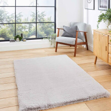 (Silver, 80 x 150 cm) Super Soft Fluffy Shaggy Rugs Living Room Bedroom Non Shed 8 cm Thick Shag Pile Rug Small Large Soft Area Carpet Mat