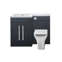 (Matt Grey) Aquariss - Left hand Door Combination Unit Furniture Pack