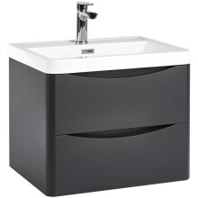 (Matt Grey) Aquariss - Wall Mounted Vanity Unit With Basin
