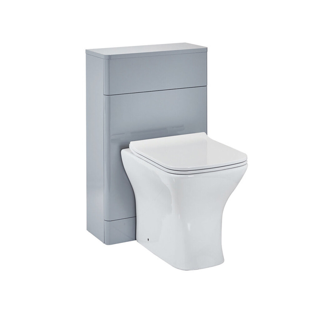 (Pebble Grey) Aquariss - Back To Wall Toilet Unit 5056391927490
