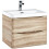 (Oak) Aquariss -  Wall Mounted Vanity Unit With Basin 1