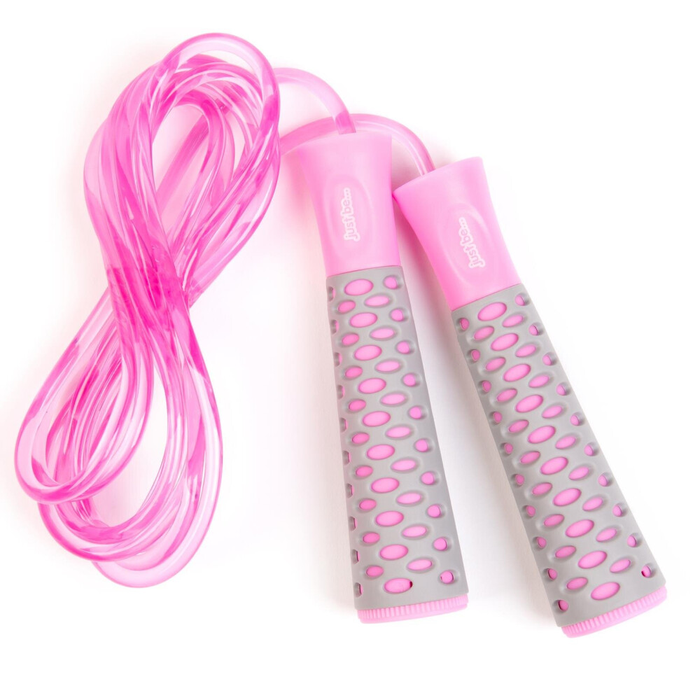just be... Fitness Skipping Rope JR-89 - Pink/Grey 