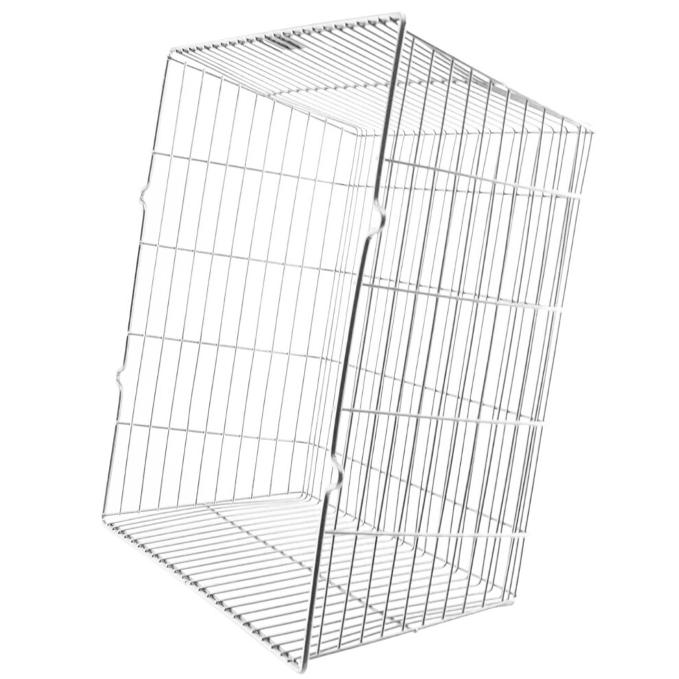 Spares2go Universal Cooker Hob Vent Guard / Tumble Dryer Outlet Square Cage Zinc Coated (18'' X 18'' X 7'')