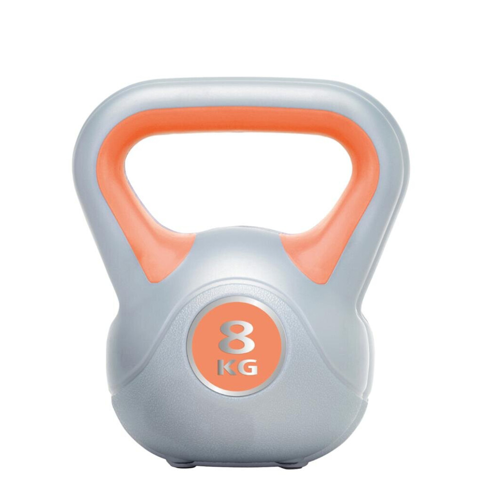 Urban Fitness Vinyl Kettlebell - 8kg - Orange