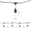 (2 Pack) GardenKraft 15m Connectable Garden Festoon String Lights 4