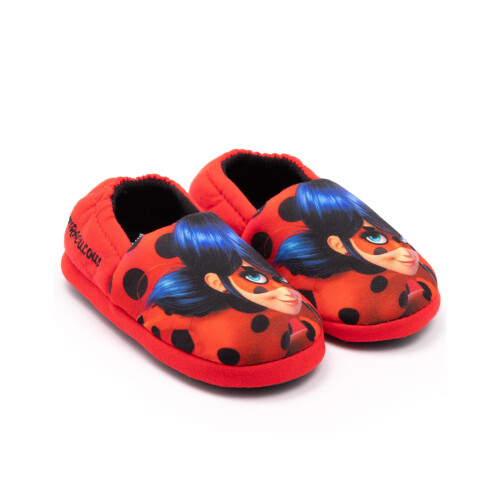Miraculous Slippers Girls Kids Ladybug Superhero Red House Shoes