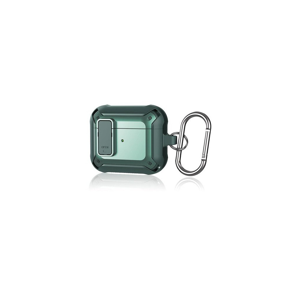 For Apple Airpod 3 Rugged 360 Protection Case In Green 8904382927967