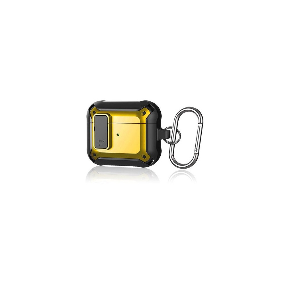 For Apple Airpod 3 Rugged 360 Protection Case In & Black/Yellow 8904382927974