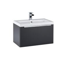 (Graphite Grey) Aquariss Como - Wall Hung Vanity Unit