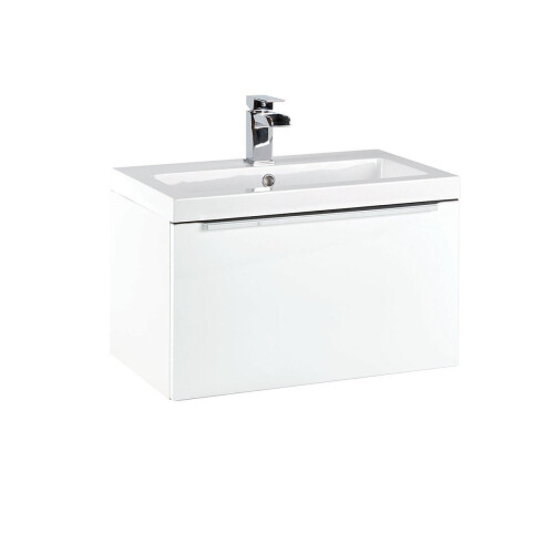 (Gloss White) Aquariss Como -  Wall Hung Vanity Unit