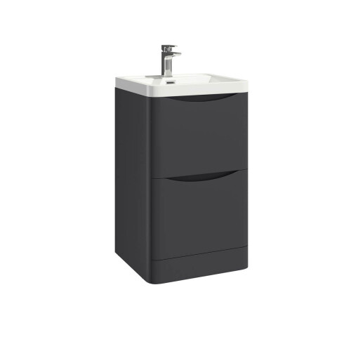 (Matt Grey) Aquariss -  Floor Standing Vanity Unit With Basin 1