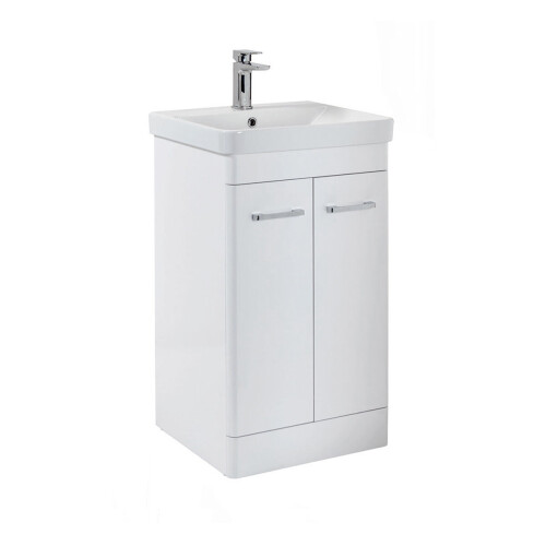 (White) Aquariss -  Freestanding Vanity Unit
