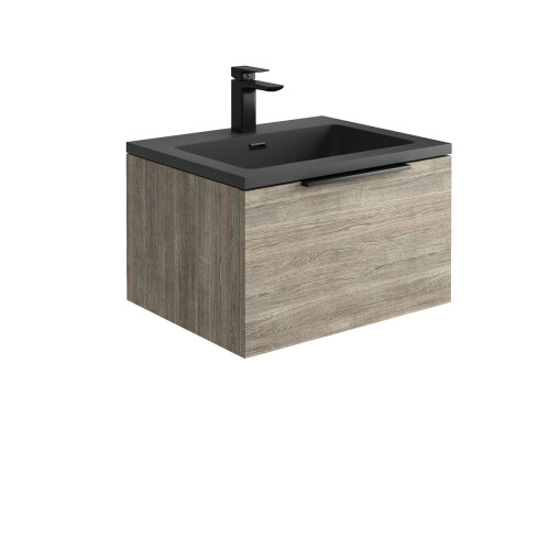 (Grey Oak) Aquariss LED Vanity Units with Basin