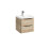 (Oak) Aquariss -  Wall Mounted Vanity Unit With Basin 2