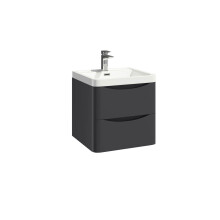 (Matt Grey) Aquariss - Wall Mounted Vanity Unit With Basin