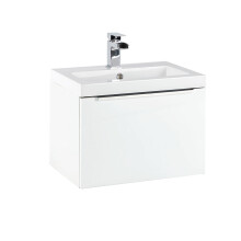 (Gloss White) Aquariss Como - Wall Hung Furniture Vanity Unit