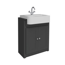 (Charcoal Grey) Aquariss - Traditional Freestanding Vanity Unit with Basin