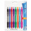 Paper Mate Paper Mate 54549 Profile Ballpoint Retractable Pen  Assorted Ink  Bold  8 per Set 1