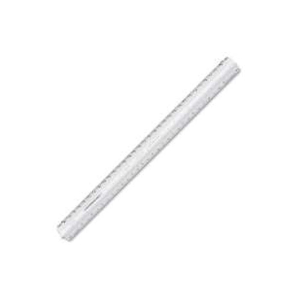 Staedtler 98719-31BK Plastic Triangular Scales, For Architects, 12, White