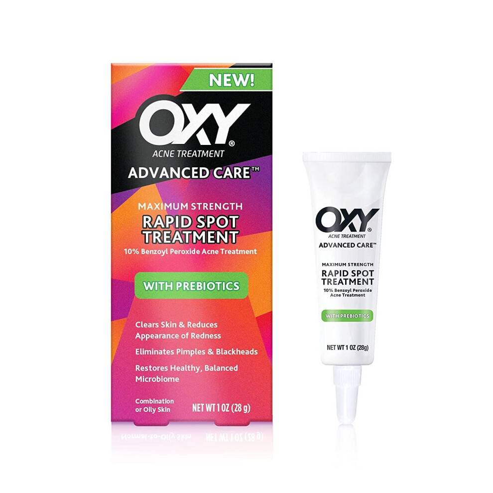 Oxy Advanced Care Rapid Spot Treatment, with Prebiotics, 1 oz (28 g)