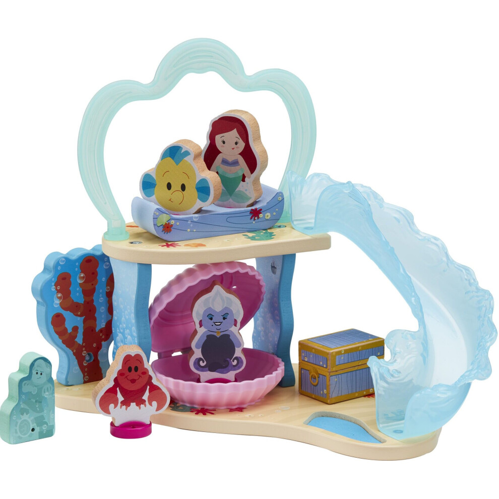 Disney Princess Ariel's Wooden Undersea Grotto Playset