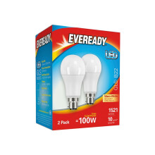 Eveready LED GLS 1521 Lumen B22 Warm White x 2 S15305