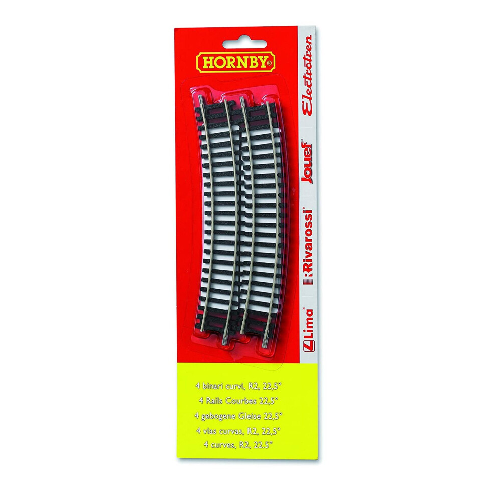 Hornby R606 2nd Radius Curve x 4 BLISTER PK