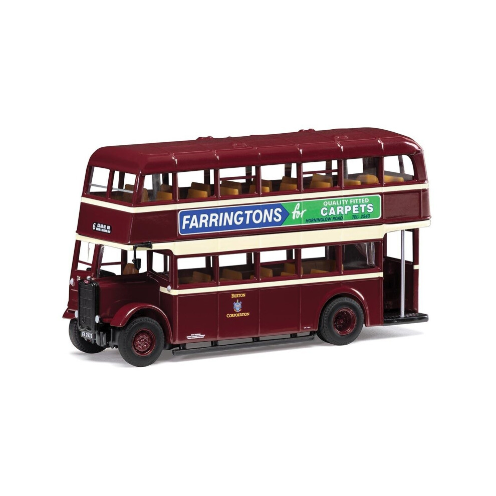 Corgi 6 Calais Rd Via Station & Belvedere Road Guy Utility Bus Burton Corporation 1:76 Model