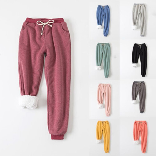 Sherpa lined sweatpants womens online