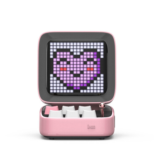 Divoom Ditoo Retro Bluetooth Speaker Pink