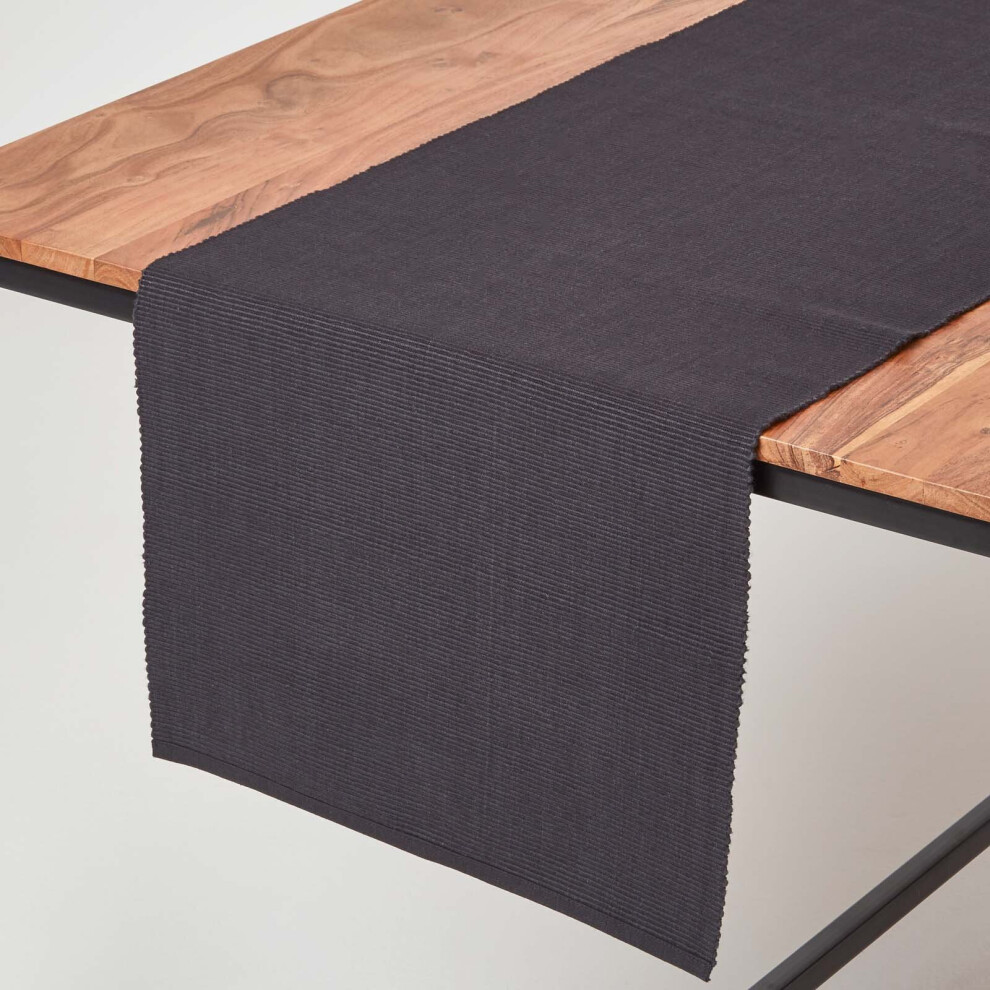 (Black) Cotton Plain Table Runner-image-OPC-P8S9HPC-NEW