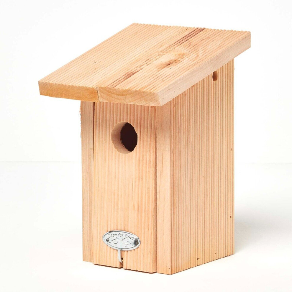 Homescapes (Winter Wren) Real Wood Bird Box House