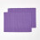 Homescapes (Purple) Cotton Plain Pack of 2 Placemats 1