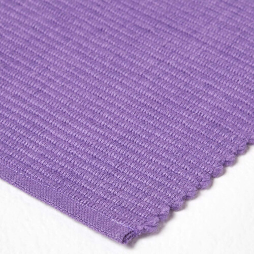 Homescapes (Purple) Cotton Plain Pack of 2 Placemats 2