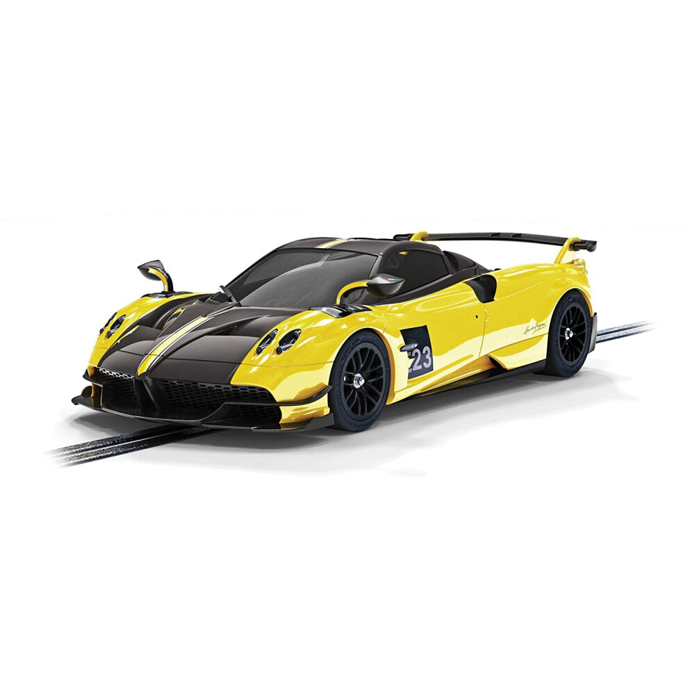 Pagani Huayra Roadster BC Scalextric Radio Controlled Car Yellow