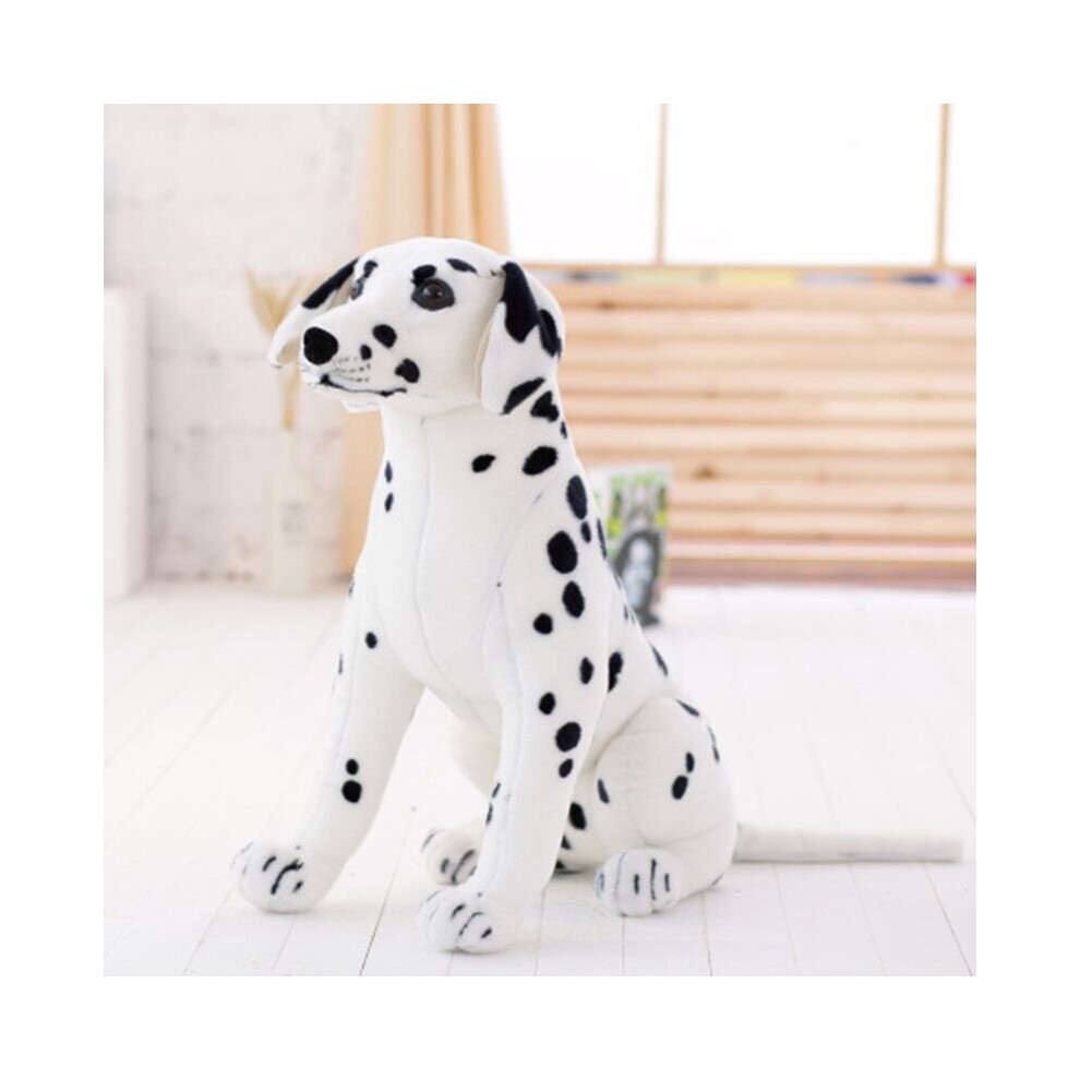 (40cm/15.7inch) Plush Dalmatian Dog Toy Simulation Dog Stuffed Toy Realistic Animal Kids Toys