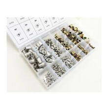 300 x Zinc Plated +Aluminum Mixed Rivnuts Threaded Nuts M3-M10 Rivet Assortment
