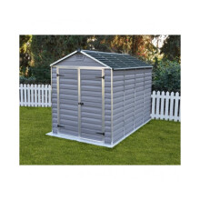 (6x10) Palram-Canopia Skylight Garden Shed - Grey | Polycarbonate Garden Shed
