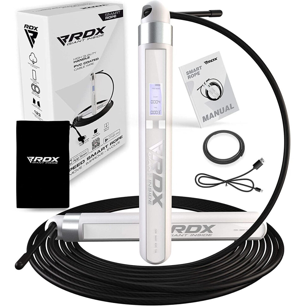RDX Smart Skipping Rope HD Digital Counter with APP Data Analysis 